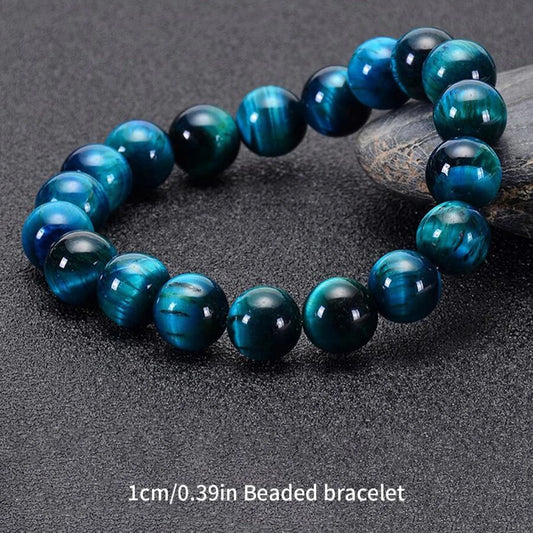 Blue Tiger Eye Protection Bracelet